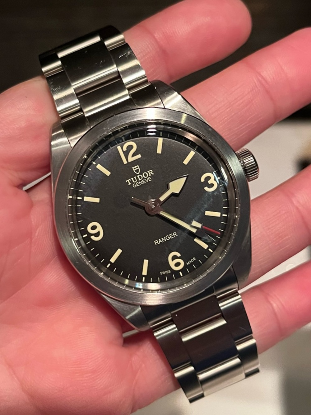 Tudor Ranger 36mm Steel Case Black Dial